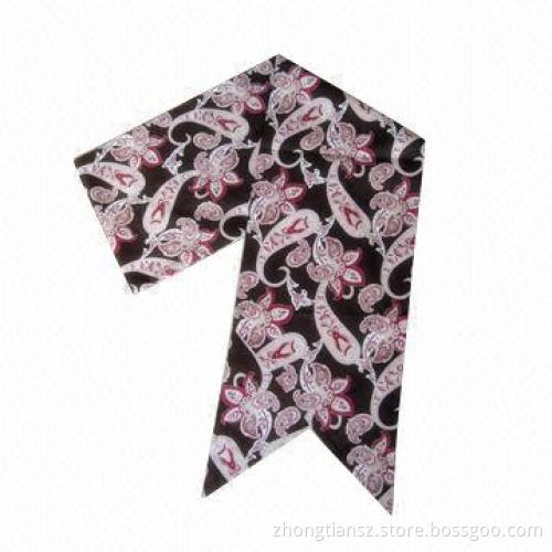 100% Polyester Scarf, Digital Printed, Suitable for Women, Various Colors are Available